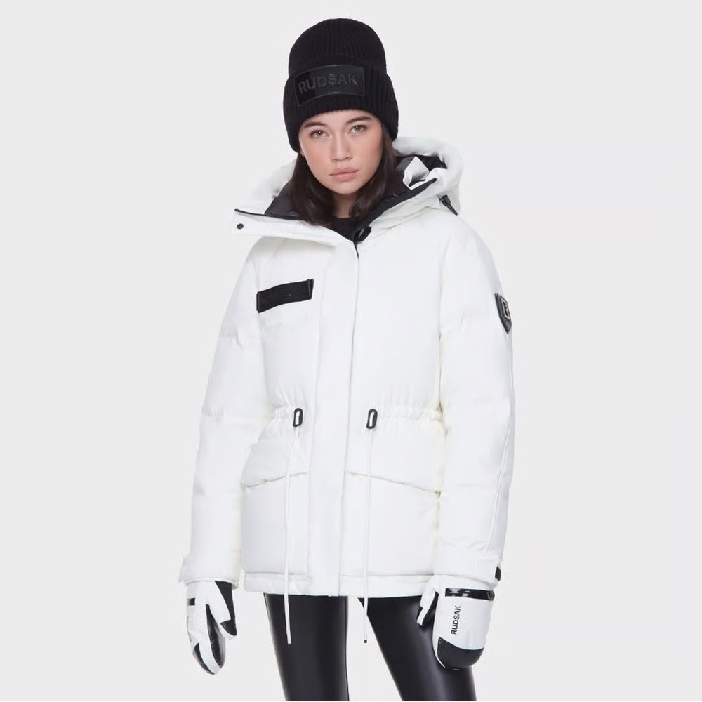 ◼️Rudsak Parka winter jacket color white, size Medium